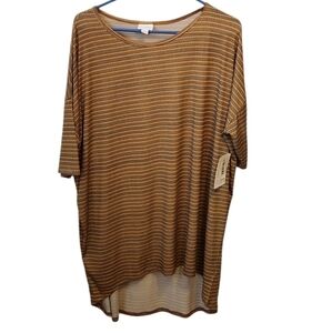 LuLaRoe Womens Striped‎ T-shirt